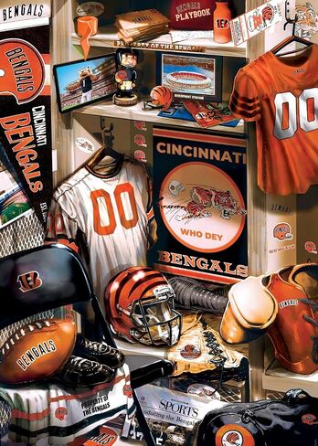 Cincinnati Bengals NFL Locker Room 500pc Puzzle in Saudi Arabia