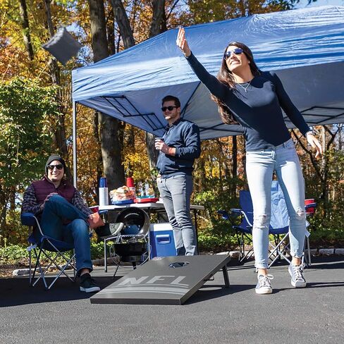 مجموعة ألعاب Wild Sports NFL Denver Broncos Cornhole الخارجية، 2 × 3 بوصة، أزرق، مقاس واحد (1-1-16023-TJ109WD) in Kuwait