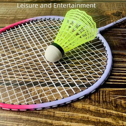 24 Packs Nylon Badminton Shuttlecocks Birdies Nylon Feather Shuttlecocks Badminton Birdies Great Stability ＆ Durability Indoor Outdoor Sports Hight Speed Training Badminton Balls in Saudi Arabia