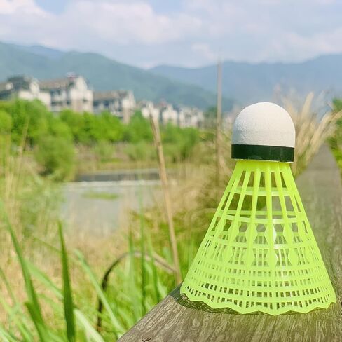 24 Packs Nylon Badminton Shuttlecocks Birdies Nylon Feather Shuttlecocks Badminton Birdies Great Stability ＆ Durability Indoor Outdoor Sports Hight Speed Training Badminton Balls in Saudi Arabia