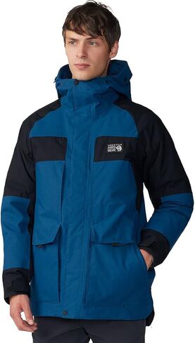 Mountain Hardwear 2004051418XL Weather Down Parka Dark Caspian, Black XL in Saudi Arabia