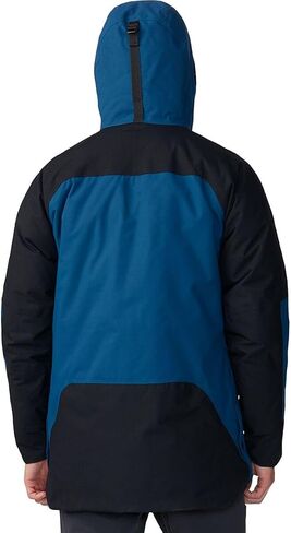 Mountain Hardwear 2004051418XL Weather Down Parka Dark Caspian, Black XL in Saudi Arabia