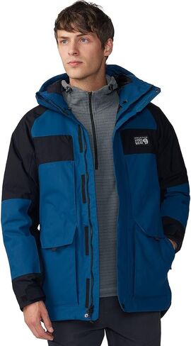 Mountain Hardwear 2004051418XL Weather Down Parka Dark Caspian, Black XL in Saudi Arabia