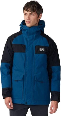 Mountain Hardwear 2004051418XL Weather Down Parka Dark Caspian, Black XL in Saudi Arabia