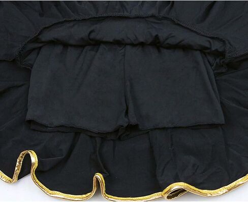 Daydance Kids Girl's Ballroom Dance Skirt for Latin Samba Tango Practice with Boy Shorts in Kuwait