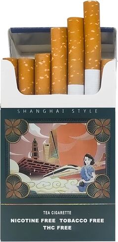 Wild Tea Herbal Cigarettes,Smoking Cessation Aids,Help Quit Smoking,NO Nicotine, NO Tobacco(1 Pack/20 Smokes) in Saudi Arabia