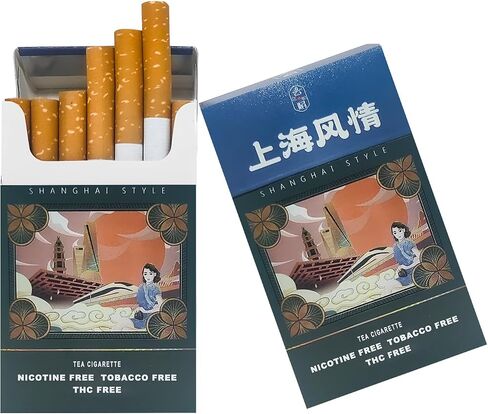 Wild Tea Herbal Cigarettes,Smoking Cessation Aids,Help Quit Smoking,NO Nicotine, NO Tobacco(1 Pack/20 Smokes) in Saudi Arabia