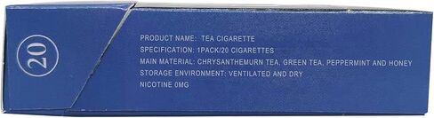 Wild Tea Herbal Cigarettes,Smoking Cessation Aids,Help Quit Smoking,NO Nicotine, NO Tobacco(1 Pack/20 Smokes) in Saudi Arabia