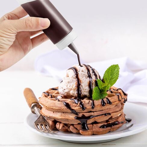 15 PCS Plastic Squeeze Bottles,4 Oz Squeeze Bottle,Food Grade Squeeze Condiment Bottles,Plastic Bottles with Squeeze Red Tip Caps 2 Labels 1 Pen for Sauces Condiments BBQ Arts Crafts in Kuwait