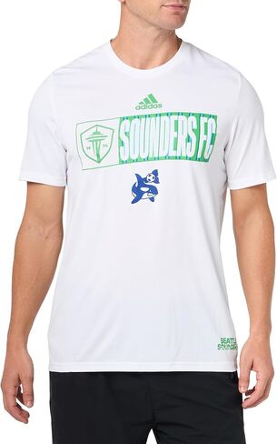 adidas Men's Seattle Sounders Fc Short Sleeve Pre-Game T-Shirt in Saudi Arabia