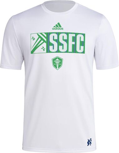 adidas Men's Seattle Sounders Fc Short Sleeve Pre-Game T-Shirt in Saudi Arabia