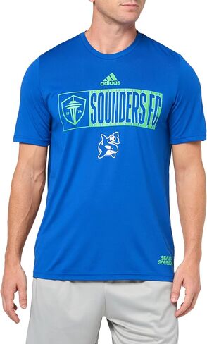adidas Men's Seattle Sounders Fc Short Sleeve Pre-Game T-Shirt in Saudi Arabia