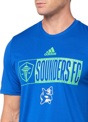 adidas Men's Seattle Sounders Fc Short Sleeve Pre-Game T-Shirt in Saudi Arabia