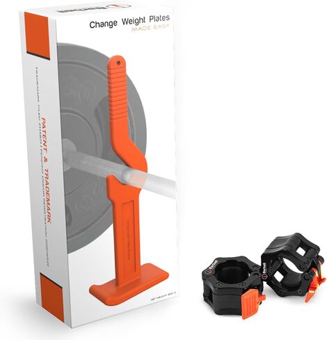 | Portable Deadlift Jack with Barbell Collars Clamps or a Resistance Band to Optimise your Workout, Gymbag Essential. Lifts 250 kg (550 lb) in Saudi Arabia