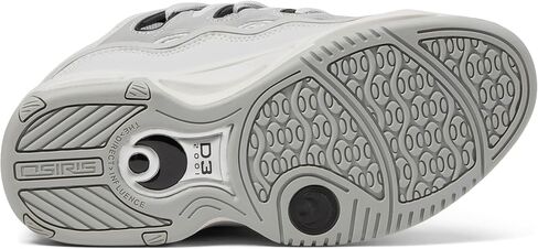 Osiris Men's D3 2001 Skate Shoe, Grey/Black/Grey, 14 in Saudi Arabia