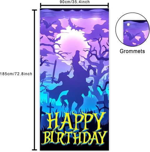 عيد الهالوين السعيد عيد ميلاد سعيد راية خلفية خدعة أو علاج شواهد القبور الخفافيش الإرهاب الرعب موضوع الزينة ديكور لعيد الهالوين الأول عيد ميلاد لوازم حفلات الهالوين خلفية الصورة كشك الدعائم عدة in Kuwait