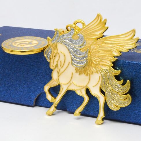 Feng Shui Sky Unicorn With Spirit Essence Keychain Harmony Porsperity Success Amulet Lucky Christmas Gift W5486 in Saudi Arabia