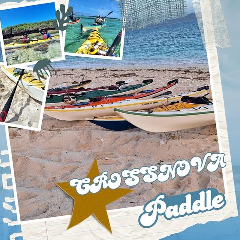 مجداف جرينلاند 220 سم / 86.6 بوصة، 590 جرام / 1.3 رطل، خفيف الوزن للغاية من ألياف الكربون بالكامل مجداف كاياك للتجديف (ألياف الكربون السوداء غير اللامعة) in Kuwait