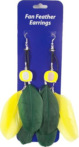 Littlearth NCAA womens Feather Earrings in Saudi Arabia