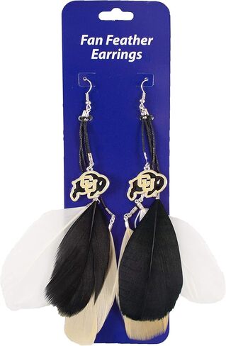 Littlearth NCAA womens Feather Earrings in Saudi Arabia
