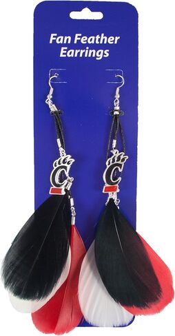 Littlearth NCAA womens Feather Earrings in Saudi Arabia