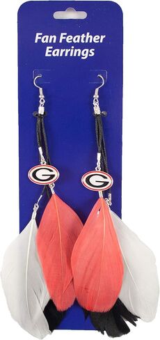 Littlearth NCAA womens Feather Earrings in Saudi Arabia