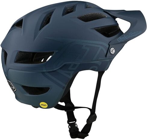 Troy Lee Designs Adult | Trail | All Mountain | Mountain Bike A1 MIPS Classic Helmet - (Black/White, X-Large/2X-Large) in Saudi Arabia