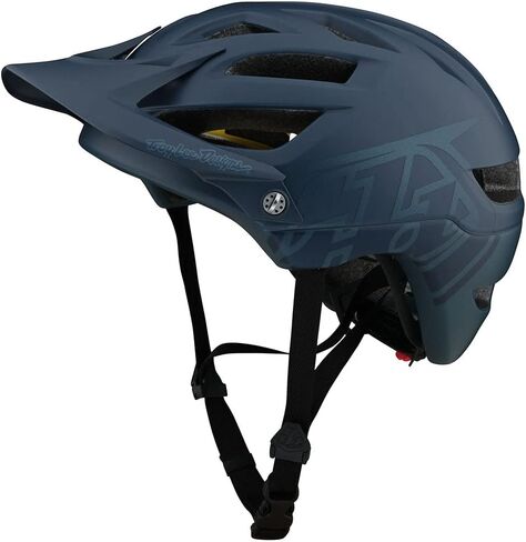 Troy Lee Designs Adult | Trail | All Mountain | Mountain Bike A1 MIPS Classic Helmet - (Black/White, X-Large/2X-Large) in Saudi Arabia