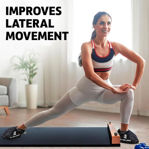 أحذية لوحية منزلقة لألواح الهوكي المنزلقة أو ألواح اللياقة البدنية - انزلاق سلس - تحسين خطوة التزلج والسرعة وخفة الحركة - زوج واحد من أحذية الألواح المنزلقة in Kuwait