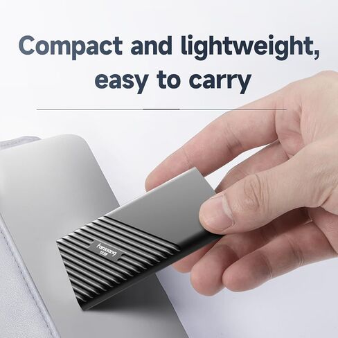fanxiang 500GB External SSD Portable, Up to 2000MB/s, USB C External Solid State Drive External Hard Drive, USB 3.2 Gen2*2 Type-C SSD for iPhone 15/Pro/PC/Laptops/Creators/Gaming in Kuwait