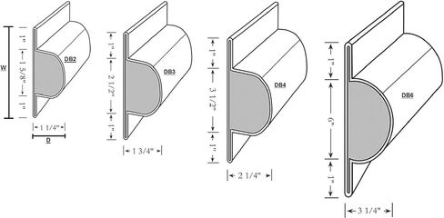 Taylor Made Products DB2.30 Dock and Post Bumpers (Small,3 5/8 W x 1 1/4 D, 3-Foot) in Saudi Arabia