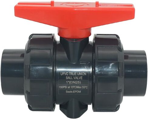 PVC Union Ball Valve,UPVC True Union Ball Valve,Pool Full Flow Ball Valve,ASTM EPDM O-ring Slip Socket Ball Valve for Irrigation, Pool, Venting Systems (1'') in Saudi Arabia