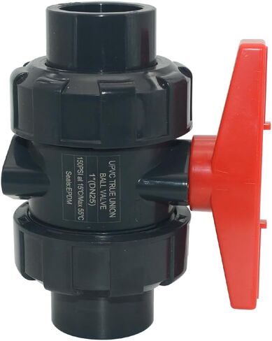 PVC Union Ball Valve,UPVC True Union Ball Valve,Pool Full Flow Ball Valve,ASTM EPDM O-ring Slip Socket Ball Valve for Irrigation, Pool, Venting Systems (1'') in Saudi Arabia