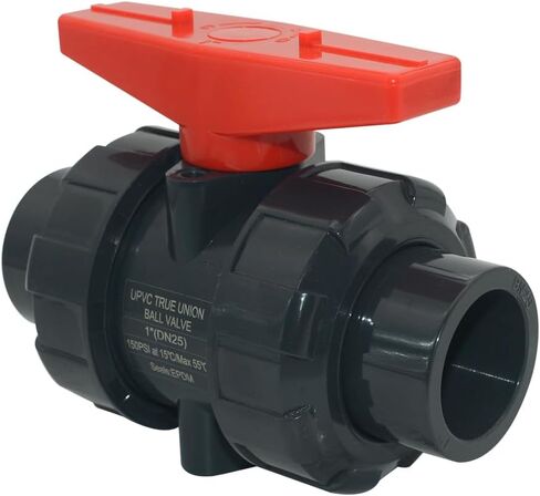 PVC Union Ball Valve,UPVC True Union Ball Valve,Pool Full Flow Ball Valve,ASTM EPDM O-ring Slip Socket Ball Valve for Irrigation, Pool, Venting Systems (1'') in Saudi Arabia