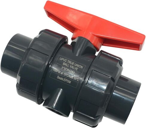 PVC Union Ball Valve,UPVC True Union Ball Valve,Pool Full Flow Ball Valve,ASTM EPDM O-ring Slip Socket Ball Valve for Irrigation, Pool, Venting Systems (1'') in Saudi Arabia