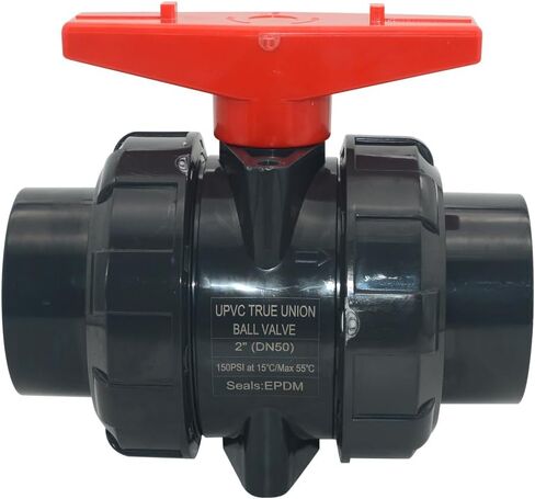 PVC Union Ball Valve,UPVC True Union Ball Valve,Pool Full Flow Ball Valve,ASTM EPDM O-ring Slip Socket Ball Valve for Irrigation, Pool, Venting Systems (1'') in Saudi Arabia