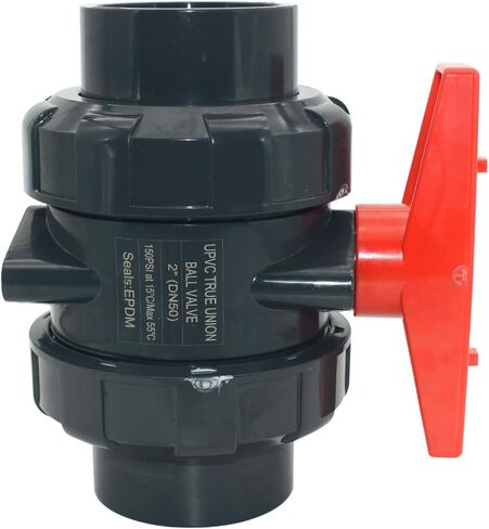 PVC Union Ball Valve,UPVC True Union Ball Valve,Pool Full Flow Ball Valve,ASTM EPDM O-ring Slip Socket Ball Valve for Irrigation, Pool, Venting Systems (1'') in Saudi Arabia