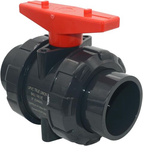 PVC Union Ball Valve,UPVC True Union Ball Valve,Pool Full Flow Ball Valve,ASTM EPDM O-ring Slip Socket Ball Valve for Irrigation, Pool, Venting Systems (1'') in Saudi Arabia