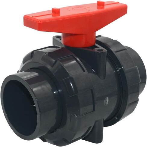 PVC Union Ball Valve,UPVC True Union Ball Valve,Pool Full Flow Ball Valve,ASTM EPDM O-ring Slip Socket Ball Valve for Irrigation, Pool, Venting Systems (1'') in Saudi Arabia