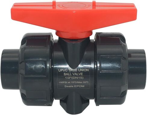 PVC Union Ball Valve,UPVC True Union Ball Valve,Pool Full Flow Ball Valve,ASTM EPDM O-ring Slip Socket Ball Valve for Irrigation, Pool, Venting Systems (1'') in Saudi Arabia