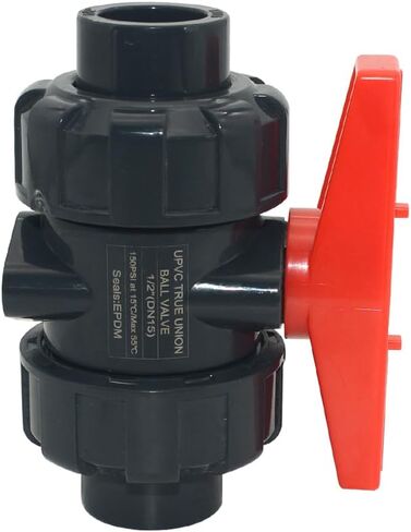 PVC Union Ball Valve,UPVC True Union Ball Valve,Pool Full Flow Ball Valve,ASTM EPDM O-ring Slip Socket Ball Valve for Irrigation, Pool, Venting Systems (1'') in Saudi Arabia