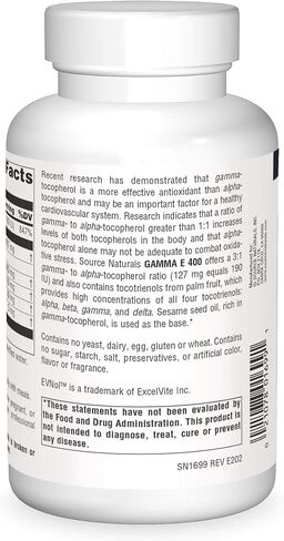 Source Naturals Gamma E Complex 400 mg - 120 Softgels in Saudi Arabia