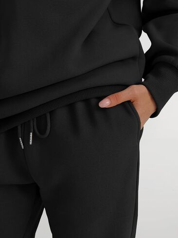 Trendy Queen Sweatsuits Women 2 Piece Outfits Two Piece Crewneck Sweatshirts Sets Lounge Fall Sweatpants 2024 Tracksuits in Kuwait