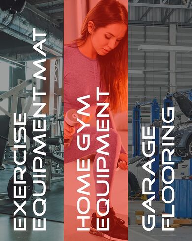 WOD NATION [12 PACK] Puzzle Exercise Mat ½" - EVA Foam Interlocking Foam Tiles Protective Flooring and Exercise Mats for Home Workout & Gym Equipment - Pack of 12 Interlocking Floor Mats, Gym Mat in Kuwait