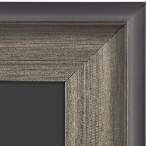 AUEAR, Dollar Bill Frame with Black Mat or 4x9 Business License Holder Without Mat, Easel Stand for Tabletop and D-Ring for Wall Mounting, Tempered Glass (Vintage Silver, 1 Pack) in Saudi Arabia