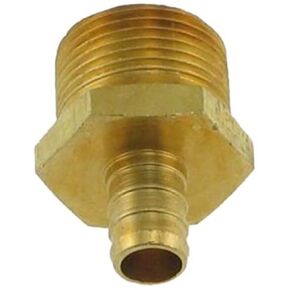 51123 Metal Male Adapter, 0.5" Size