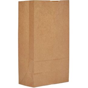 General Grocery Paper Bags, 12, 7.06" x 4.5" x 13.75", Kraft, 500 Bags