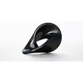Decorative Piece The Anti Oloid Matter Collection Stainless Steel PVD Black