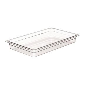 Cambro Camwear Food Pan, 1/1 by 2-Inch, Clear