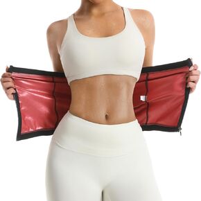 JBT Waist Trimmer for Women, Belly Fat Shaper Band, Sweat Sauna Suit for Lower Belly and Workout